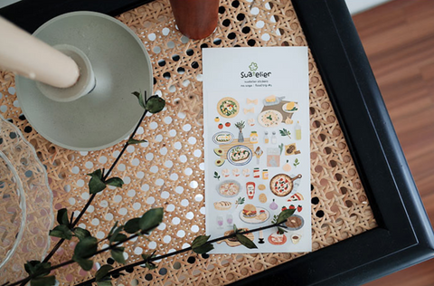 Planner Stickers [1090 food trip#1]