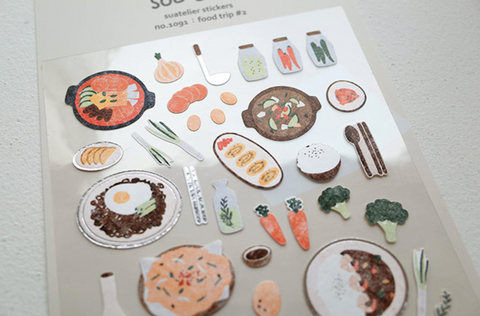 Planner Stickers [1091 food trip 2]