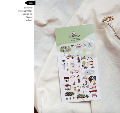 Planner Stickers [1099 village]