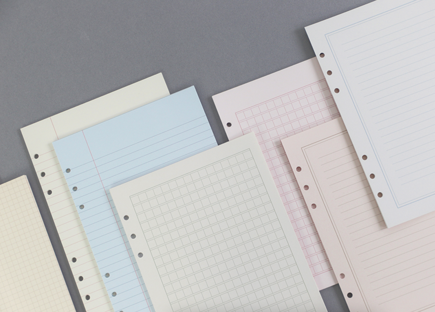 A5 Lifepad Planner Inserts [8Types] | Squared Manuscript Paper | Lined ...