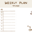 2025 Doodling Weekly Planner [3colors] | 2025 Weekly Diary