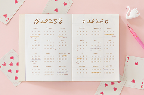 2025 Doodling Weekly Planner [3colors] | 2025 Weekly Diary