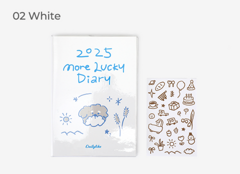 2025 Doodling Weekly Planner [3colors] | 2025 Weekly Diary