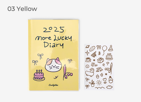 2025 Doodling Weekly Planner [3colors] | 2025 Weekly Diary