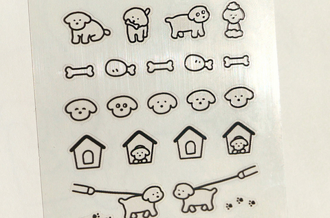 Planner Sticker [128 deco.18] | walk a dog