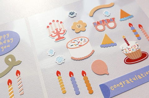 Planner Seal Stickers [1533 party party]