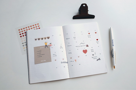 Planner Stickers [1657 plain.53] | heart