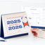 2025-2026 Desk Calendar + Undated Scheduler