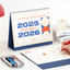 2025-2026 Desk Calendar + Undated Scheduler