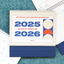 2025-2026 Desk Calendar + Undated Scheduler