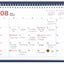 2025-2026 Desk Calendar + Undated Scheduler