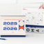 2025-2026 Desk Calendar + Undated Scheduler