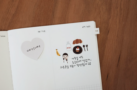 Planner Stickers [1649 plain.45] | tab