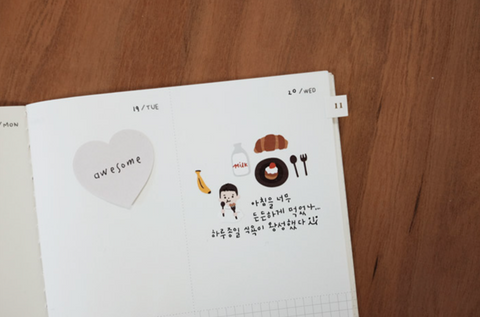 Planner Stickers [1648 plain.44] | tab