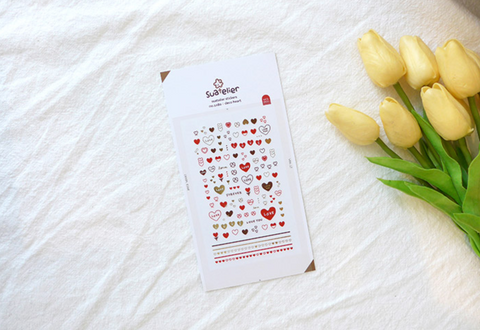 Planner Stickers [1080 deco heart]