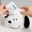 Peanuts Snoopy Pompom Face String Pouch