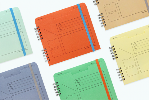 Archiving Blank Notebook [6colors] | Storage Notebook