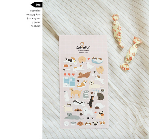 Planner Stickers [1073 Arrr] | Dog, Puppy