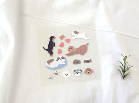 Planner Seal Stickers [1531 dang dang] | dog, puppy