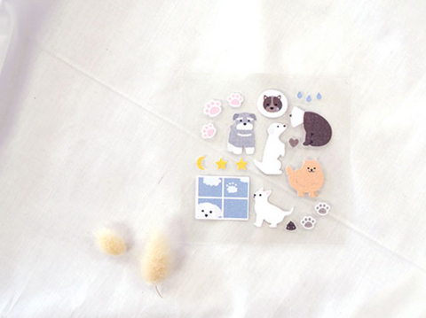 Planner Seal Stickers [1531 dang dang] | dog, puppy