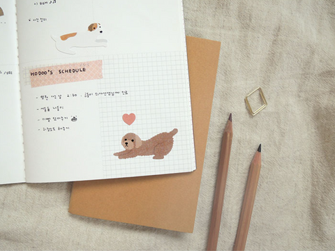 Planner Seal Stickers [1531 dang dang] | dog, puppy