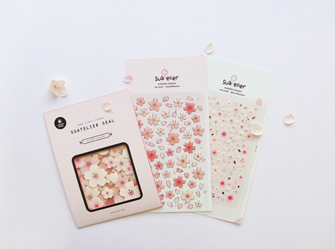 Planner Stickers [1077 love blossom] | cherry blossom