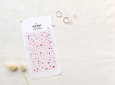 Planner Stickers [1078 deco blossom] | cherry blossom nail sticker