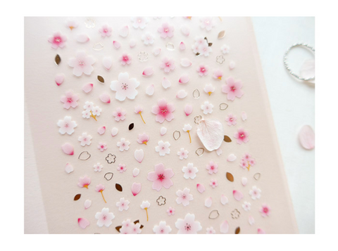 Planner Stickers [1078 deco blossom] | cherry blossom nail sticker