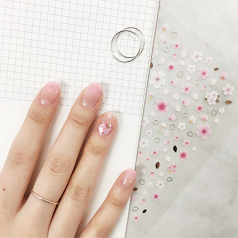 Planner Stickers [1078 deco blossom] | cherry blossom nail sticker