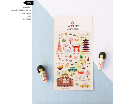 Planner Stickers [1082 daily in Tokyo] | Japan