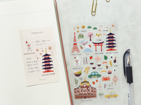 Planner Stickers [1082 daily in Tokyo] | Japan