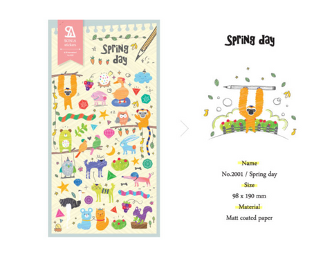 Planner Stickers [2001 spring day]