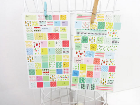 Planner Stickers [2023 design pattern] | key board sticker