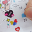 Planner Stickers [2026 coquettish eyes] | heart