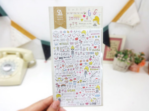 Planner Stickers [2027 drawing love]