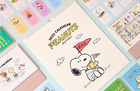 2025 Peanuts Snoopy Sticker Calendar