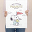 2025 Peanuts Snoopy Wall Calendar