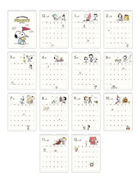 2025 Peanuts Snoopy Wall Calendar