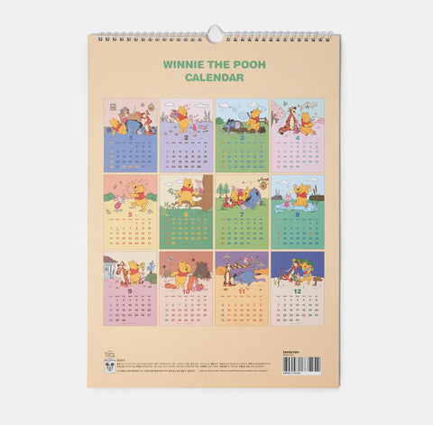 2025 DISNEY Winnie the Pooh Wall Calendar