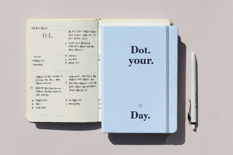 2025 Dot Your Day Diary [6colors] | Weekly Planner