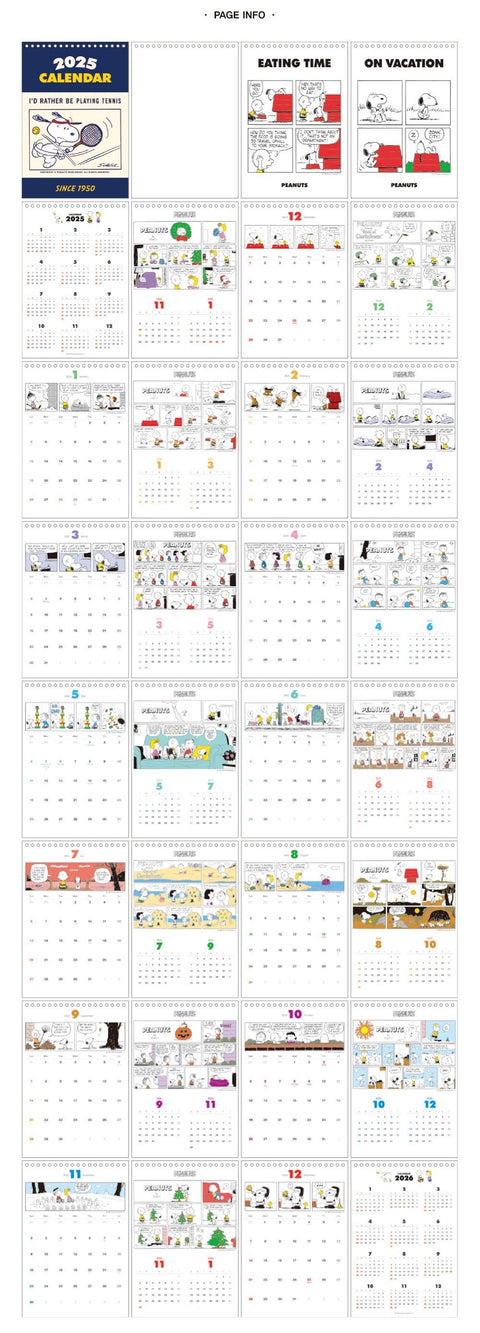 2025 Peanuts Snoopy Desk Calendar V