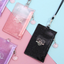 MOONLIGHT TWINKLE NECK ZIPPER CASE [Black] | ID Badge Holder | Lanyard