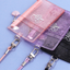 MOONLIGHT TWINKLE NECK ZIPPER CASE [Black] | ID Badge Holder | Lanyard