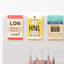 Magnetic Bookmarks _ Airline AL101 3P
