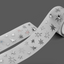 GLEN A Piece of A tar 3D Silver Foil Kiss Cut Tape