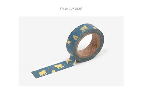 Masking Tape [53 Friendly bear]