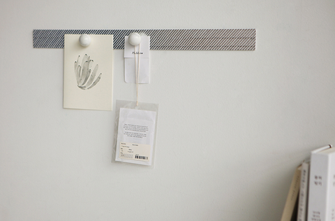 Masking Tape [47 Pencil obilque : silver]