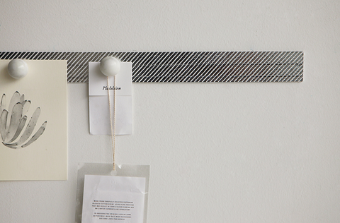 Masking Tape [47 Pencil obilque : silver]