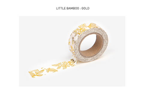 Masking Tape [46 Little bamboo : gold]