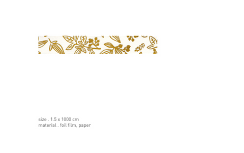 Masking Tape [46 Little bamboo : gold]
